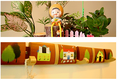 Water Edge Garden Homestayの手作り装飾
