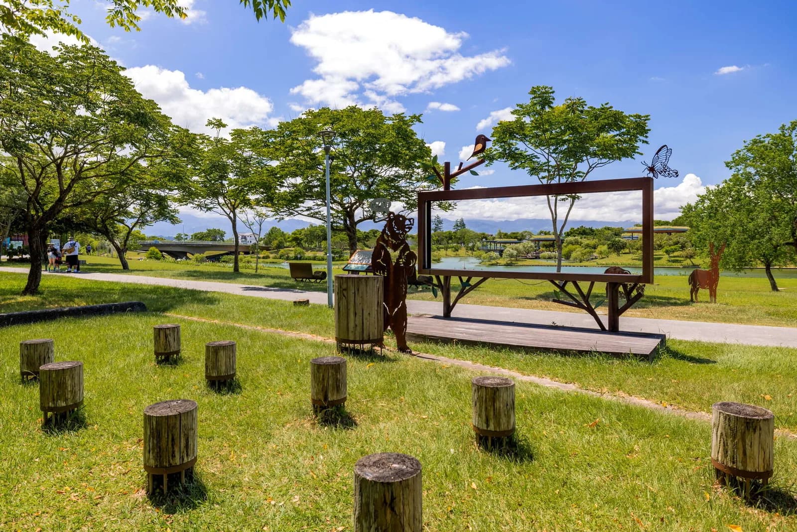 ภาพสถานที่จริง Ecoark ทางการของอี๋หลาน:พื้นที่ชุ่มน้ำ